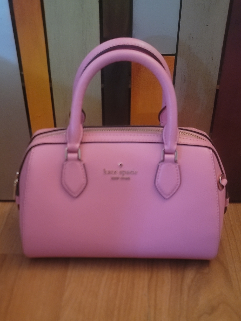 kate spade pink dome-shaped satchel